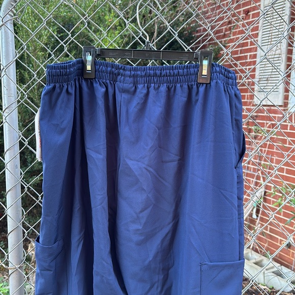 NWT Scrubaid Blue Tapered Fit Four Way Stretch Scrub Pants Nursing Uniform 2XL - Picture 10 of 16